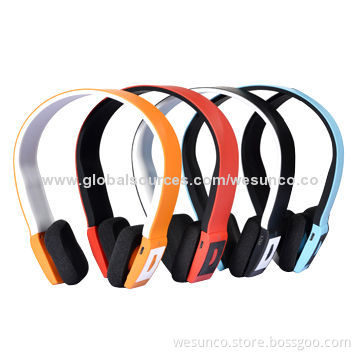 Colorful Bluetooth Stereo Headphone with Mic, Supports Mini Order